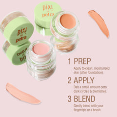 Pixi Correction Concentrate with Vitamin A contributes to a smoother under-eye area.