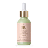 Pixi Glow Tonic Serum bottle visible shows lightweight hydration and gentle exfoliation
