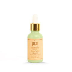Close-up of silky serum texture from Pixi Glow Tonic Serum on skin