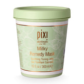 Pixi Milky Remedy Mask packaging closeup highlighting hydrating formula
