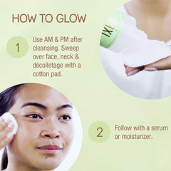 Pixi Milky Tonic jojoba milk imagery emphasizes skin-nourishing calm.