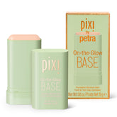 Pixi On-the-Glow Base packaging shown for easy on-the-go use