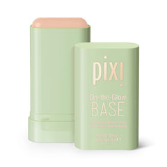 Pixi On-the-Glow Base Vanilla compact shows light, buildable coverage for a natural glow.