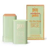 Pixi On-the-Glow Base warm medium golden compact for a natural, radiant complexion.