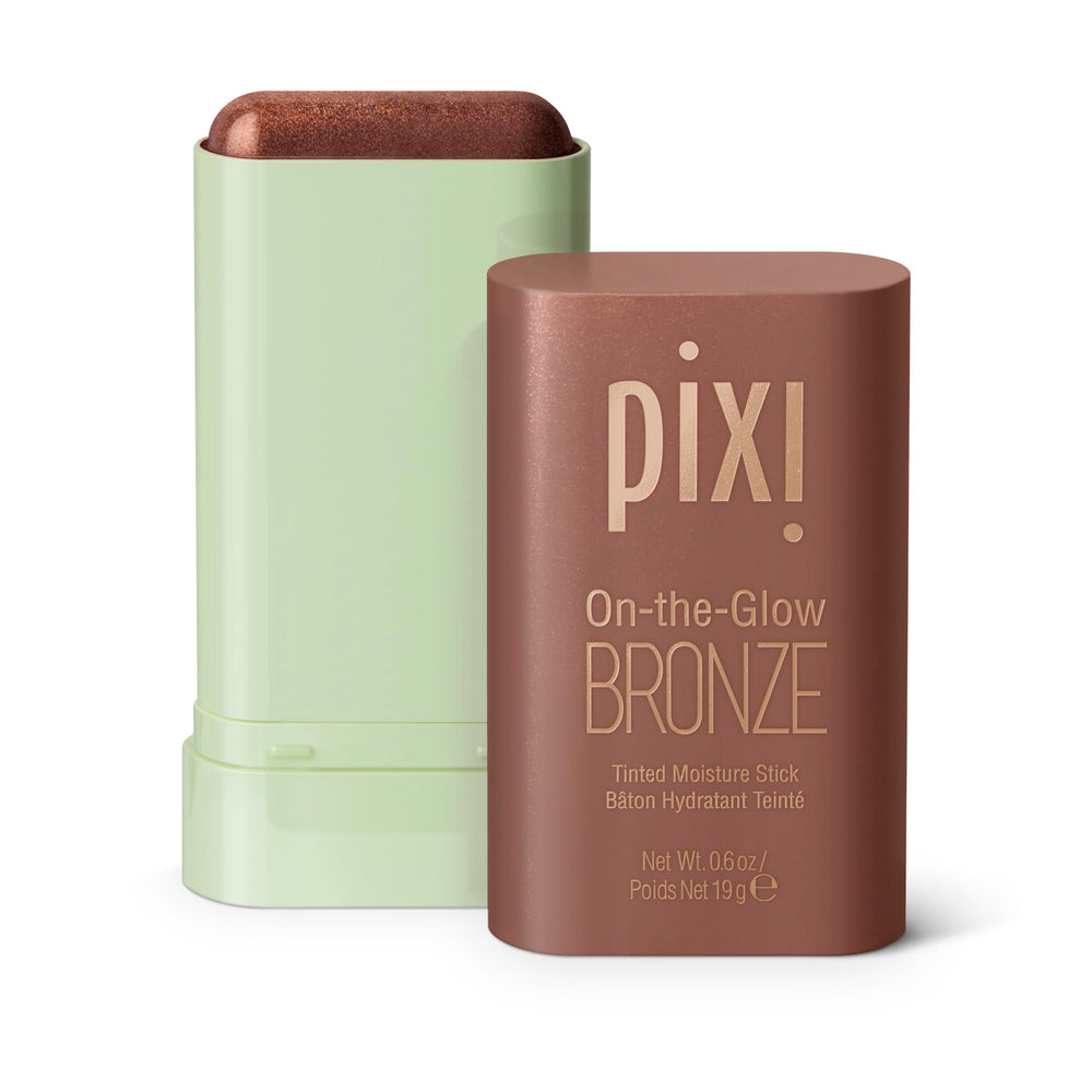 Pixi On-the-Glow Bronze BeachGlow stick applying sun-kissed color on cheeks