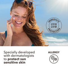 Piz Buin Allergy Calmanelle shield concept on packaging