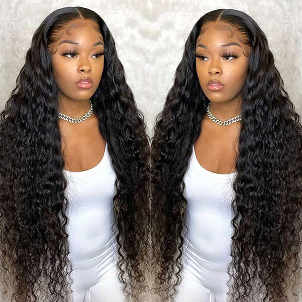 Pizazz 30 inch lace front wig with deep wave texture for natural daily wear