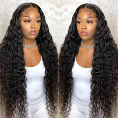 Pizazz 30 inch lace front wig with deep wave texture for natural daily wear