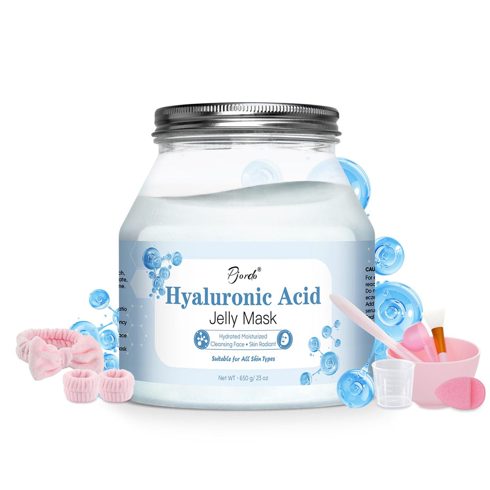 Pjordo jelly mask powder packet for convenient at-home hydration