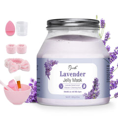 Pjordo lavender jelly mask powder set ready for at-home spa ritual
