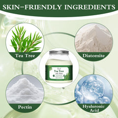 Pjordo Powder Jelly Mask texture close-up reveals creamy hydration.