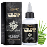 Pjordo tattoo stencil transfer gel bottle ready for precise transfers