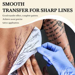 Pjordo transfer paper use demonstrates clear design transfer with less smudging