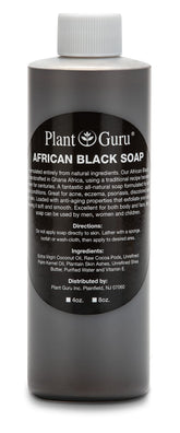 Plant Guru African Black Soap bottle for daily cleansing and gentle skin care