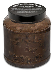 Plant Guru African Black Soap Paste bar close-up, handcrafted in Ghana, for versatile cleansing.