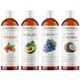 Plant Guru almond oil bottle pour for soothing massages and dry skin hydration