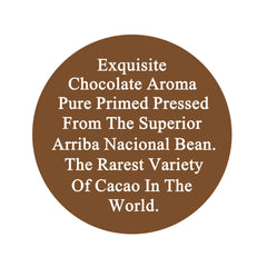 Plant Guru Arriba Nacional cacao bean closeup highlighting premium aroma for chocolate making