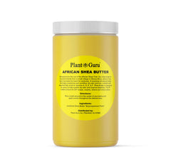 Plant Guru Raw African Shea Butter jar 32oz for deep skin and hair hydration