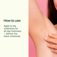 Plant Therapy Coconut Ylang Ylang Deodorant stick application for smooth daily wear.