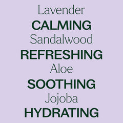 Plant Therapy Lavender Sandalwood lather on skin for gentle cleansing.