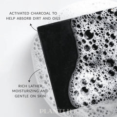 Ingredients highlight plant-based oils and pure essential oils for cleansing.