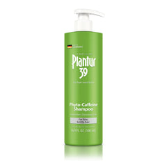 Plantur 39 shampoo bottle close-up for scalp cleansing of fine hair