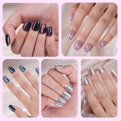 Plauva 12-size nail tip kit ensures precise fit from cuticle to tip.