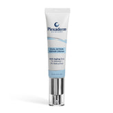 Plexaderm dual-action neck cream tube focusing on wrinkle reduction candidates.