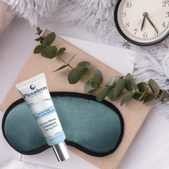 Plexaderm Night Time Collagen Serum night routine showcase for plump, bright skin.