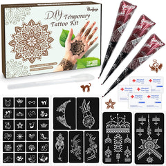 PllusJoys brown tattoo cones ready for precise, long-lasting body art