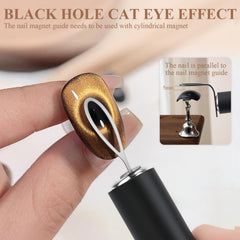 Plman heart-shaped guide adding romantic cat-eye accents easily.