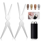 Plman cat eye magnet set overview for home and salon nail art versatility.