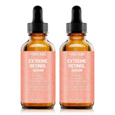 +1HEROLABS Retinol Serum bottle pour demonstrates precise dispensing for nightly use.