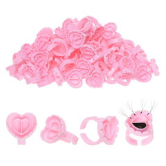 POCMKO heart shape lash ring for volume fans improves glue control during application