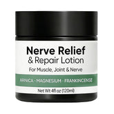 POLAR HAIR Nerve Relief Cream bottle pour for easy daily application and soothing touch