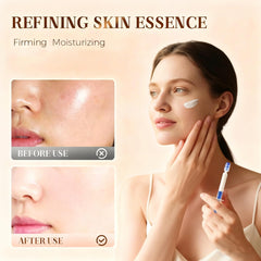 Polypeptide Collagen Elastic Essence Cream texture closeup reveals lightweight, non-greasy hydration