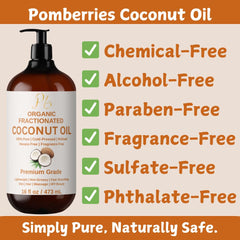 Pomberries oil on a massage table demonstrates smooth glide and quick absorption.