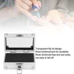 Pomya nail drill bit holder storage box multi-hole tray keeps bits neatly sorted and ready.