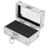 Pomya nail drill bit holder storage box top view shows organized setup for quick access.