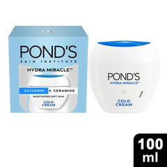 POND'S Moisturising Cold Cream texture close-up shows rich cream for soft skin