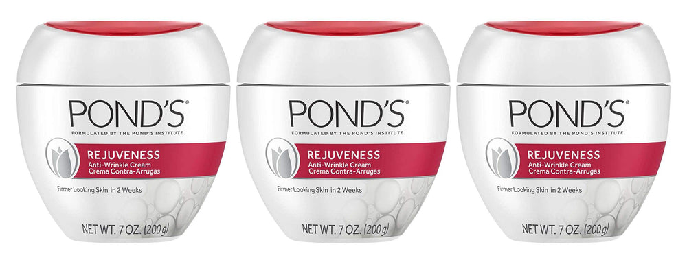 Pond's Rejuveness 7-ounce jar front view showing rich moisturizing formula for daily use