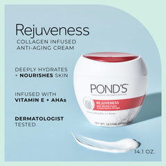 POND'S Rejuveness packaging highlighting dermatologist-tested formula for safe daily care