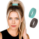 PONY-O bendable hair tie secures a ponytail with comfort and no snagging.