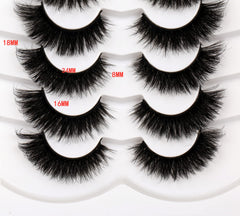 Pooplunch cat-eye lashes with soft cotton band for comfort