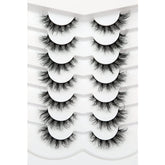 Pooplunch cat-eye look 8D lashes for a brighter, more defined eye.