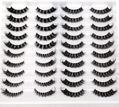 Pooplunch transparent-band lashes blend seamlessly for all-day wear.