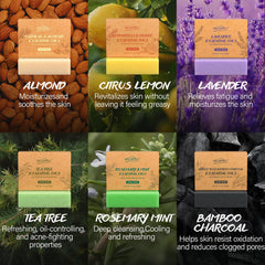 POP MODERN.C bamboo charcoal soap bar for deep cleanse and oil balance