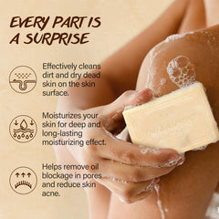 POP MODERN.C lemon soap bar for bright, invigorating daily cleanse
