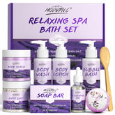 POP MODERN.C Relaxing Bath Gift Set packaging, ideal for gifting and self-care.
