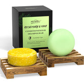 POP MODERN.C rosemary shampoo bar for gentle cleansing and scalp refreshment.